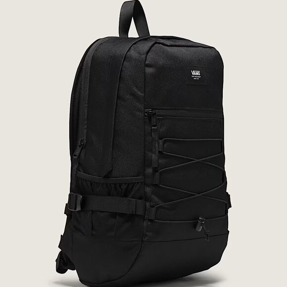 Vans Original Backpack VN00082FBLK Black Unisex Bag Laptop Skateboarding NEW - Picture 8 of 9